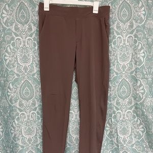 Women's Athleta Brooklyn Ankle Pant Mineral Brown- Size 8